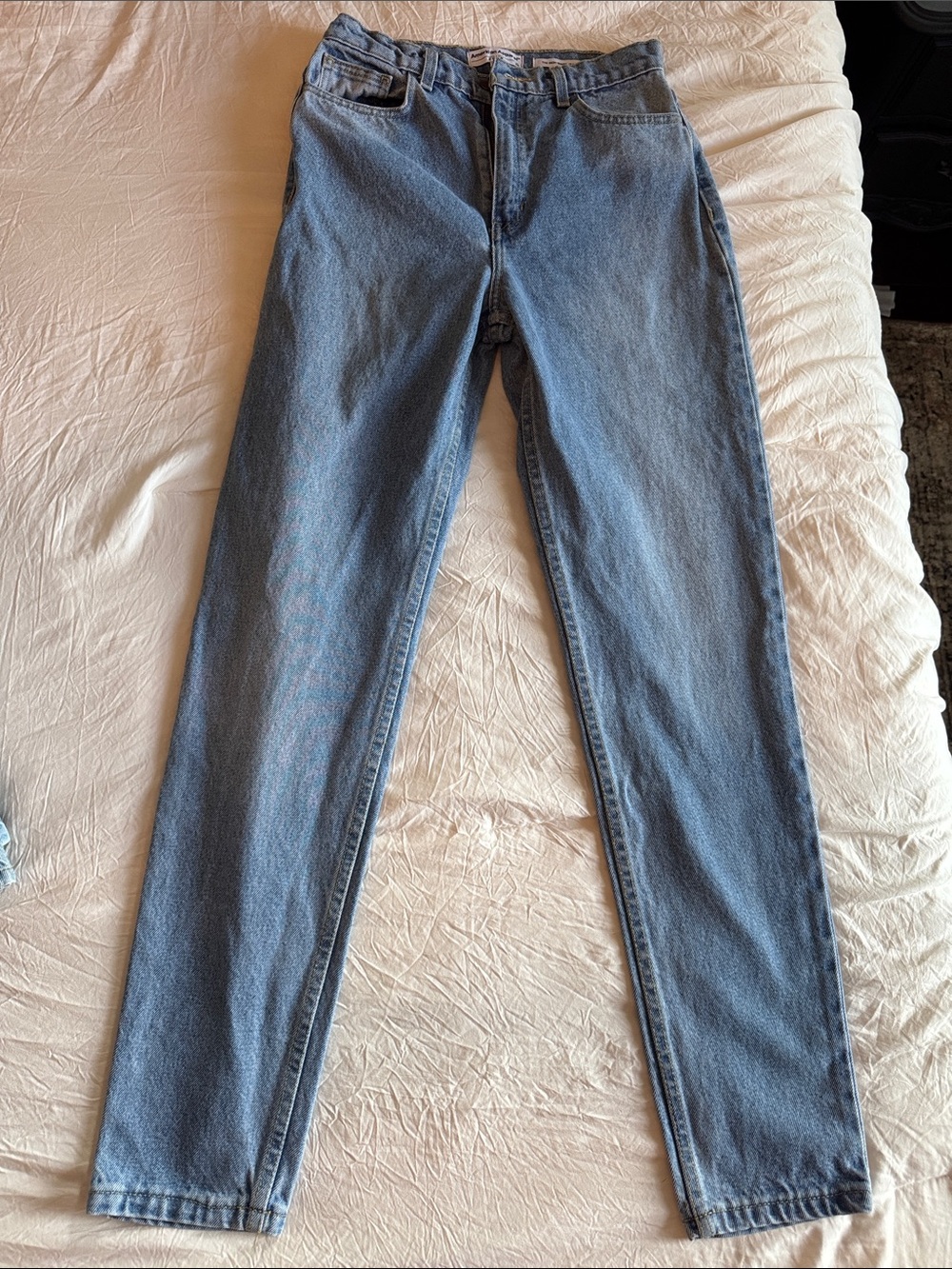 American Apparel Skinny Jeans - Light Blue Wash